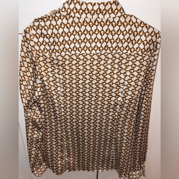 Chain Pattern Button-Up Shirt - Picture 6 of 6